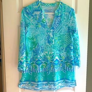 Lilly Pulitzer Cotton Tunic Shirt S